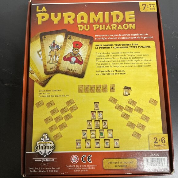LA PYRAMIDE DU PHARAON – Jeu de cartes captivant ! - Picture 3 of 3